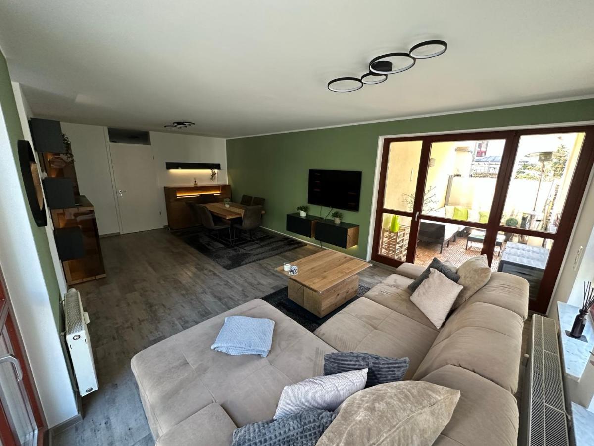 Fhv01 - Ferienwohnung 100M² 6 Personen Garten Und Terrasse 2X Wc Taucha Extérieur photo