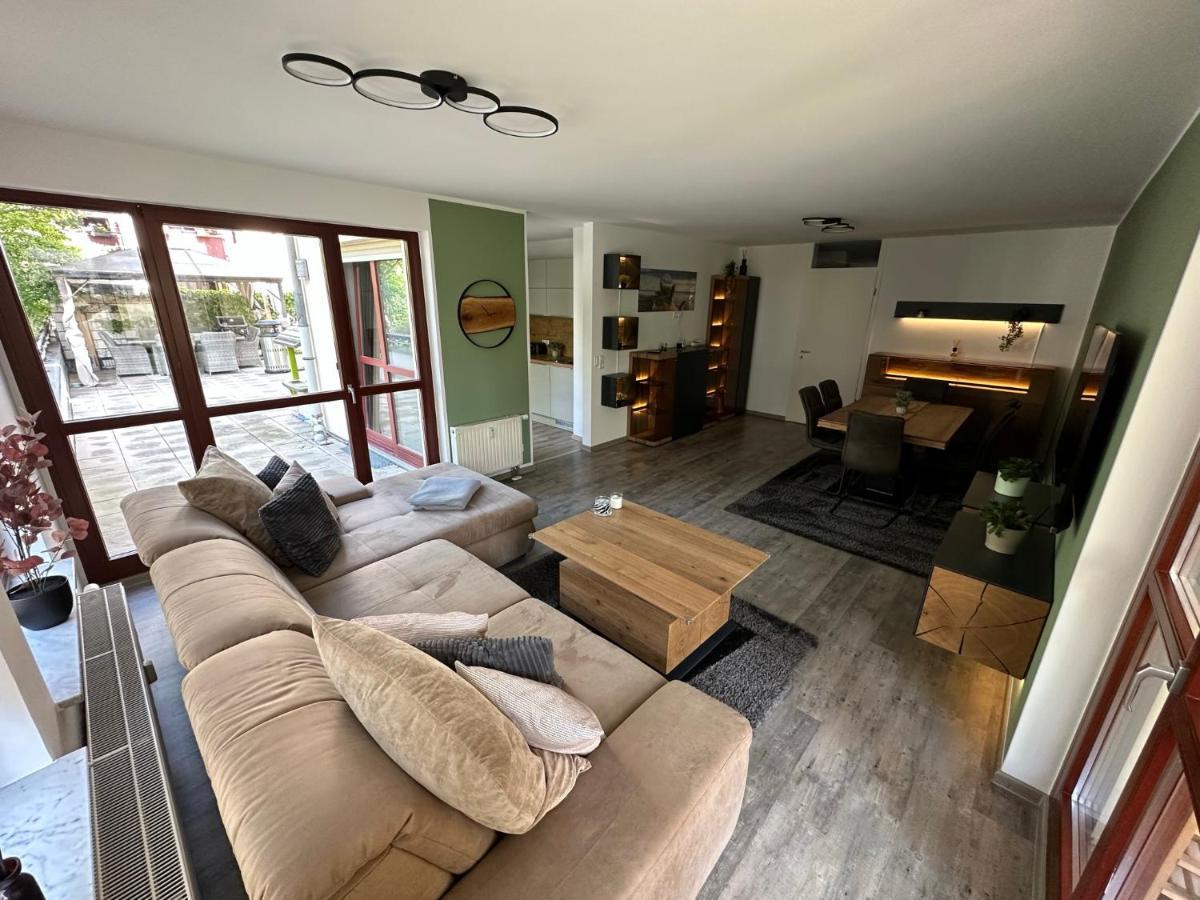 Fhv01 - Ferienwohnung 100M² 6 Personen Garten Und Terrasse 2X Wc Taucha Extérieur photo